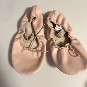 Size 12 girls pink ballet shoes